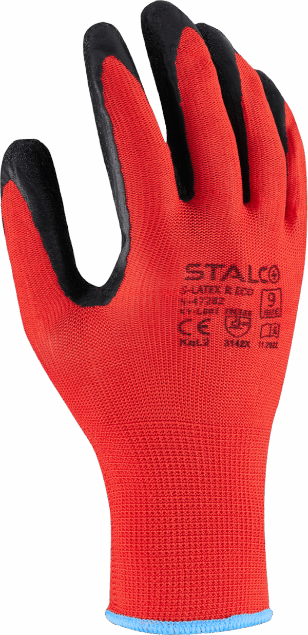 Rękawice poliestrowe S-latex R Eco 6 Stalco S-47277 - obrazek 2